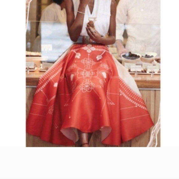 NWOT Anthropologie Sundial Bali Skirt 0 AM:PM Ankur Modi Priyanka Modi Z533-5 - Picture 2 of 9